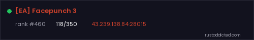 [EA] Facepunch 3 – Rust server stats