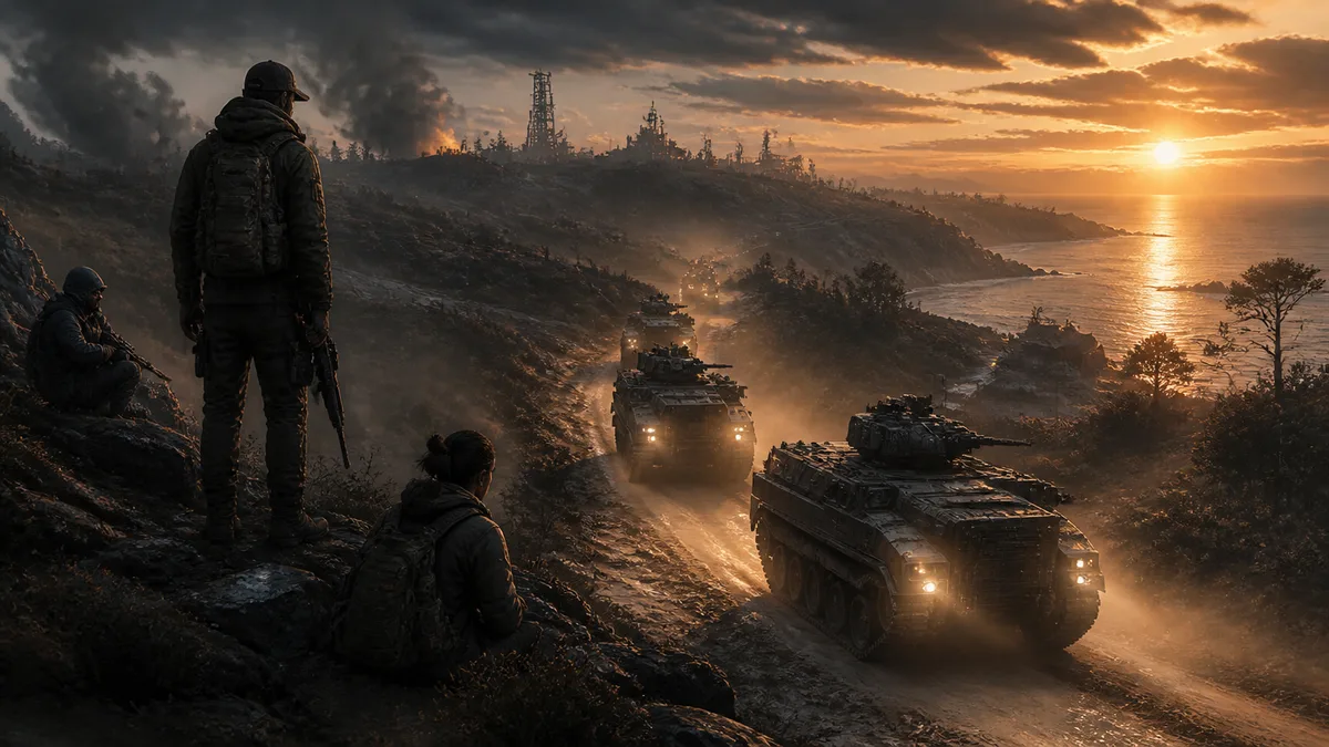 Road Bradleys — Rust event key art